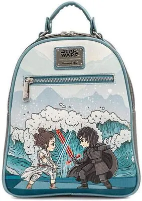 Buy Loungefly Star Wars Kylo Ren And Rey Mixed Emotions Womens Double Strap Shoulder • 34.22£