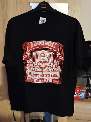 Buy CHIMAIRA ILL NINO SPINESHANK Genuine TOUR T Shirt 2003 Black Medium Vintage • 35£