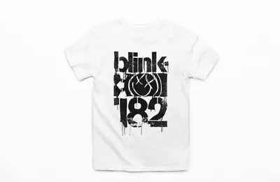 Buy Blink 182 Rock Band Music Short Sleeve White T-Shirt Size Large • 11.99£