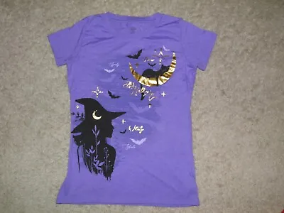 Buy Womens ALL HALLOWS EVE Witch Black Cat Top Size S(4-6 • 5.67£