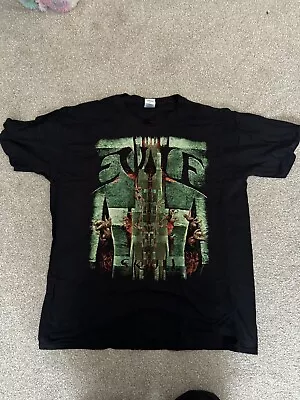 Buy Evile Official Skull T-shirt Never Worn L (out Of Print) • 20£