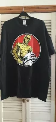 Buy Official Star Wars R2-D2 & C-3PO  T Shirt, Official Size XXL • 4.99£