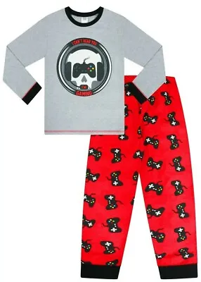 Buy Boys Can't Hear You I'm Gaming Red Grey Skull Long Pyjamas 9 To 15 Years  • 9.99£