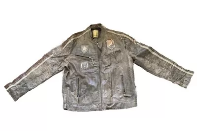 Buy Aviatrix Mens Leather Jacket • 35£