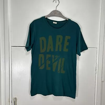 Buy Paul Smith T Shirt Green Dare Devil Print Short Sleeve Size Small • 24.99£