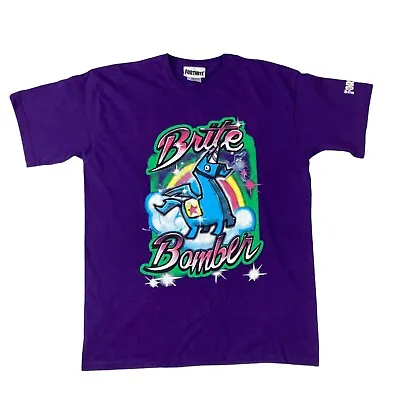 Buy Epic Games Fortnite Kids T-Shirt Brite Bomber Graphic Print Tee Size XL Youth • 0.99£