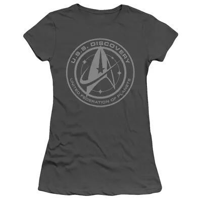 Buy Star Trek Discovery  Patch  Women's Adult Or Girl's Junior Babydoll Tee • 34£