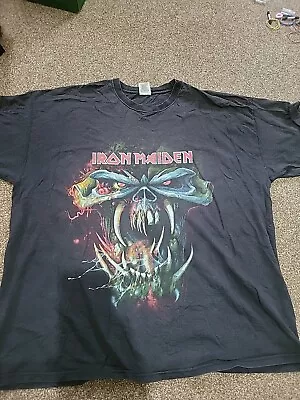Buy Iron Maiden Final Frontier World Tour 2010 Concert T-Shirt Skull Double Sided... • 29.99£