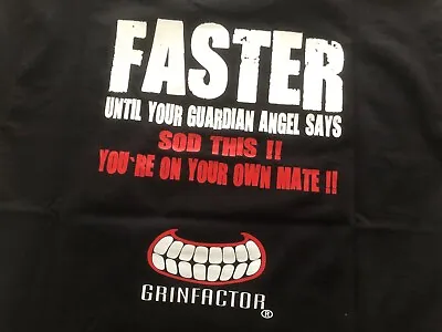 Buy Grinfactor Grin Factor T Shirt Guardian Angel - Never Worn - Size XL • 20£