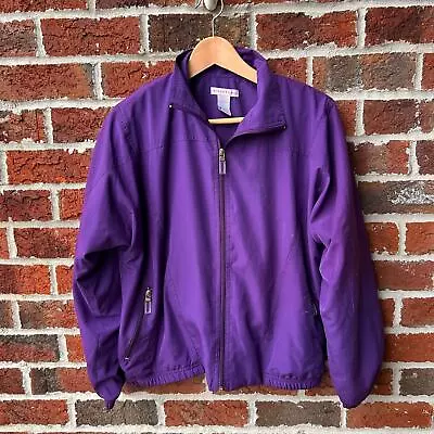 Buy Cricket Lane Purple Windbreaker Jacket Size Medium • 9.45£