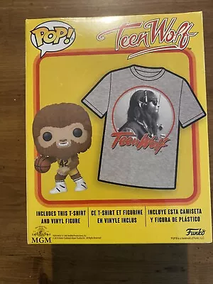 Buy Funko Pop Movies Teen Wolf Flocked Vinyl Figure & XL T-Shirt Target Exclusive • 38£