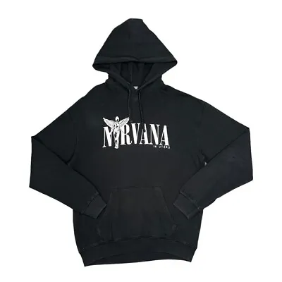 Buy H&M X NIRVANA  In Utero  Alternative Rock Grunge Band Pullover Hoodie Small Med • 16£