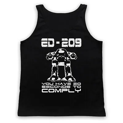 Buy Ed-209 20 Seconds To Comply Robocop Unofficial Sci Fi Adults Vest Tank Top • 18.99£