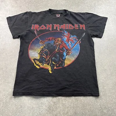 Buy Amplified Iron Maiden Trooper Eddie Mens Crew Vintage Style T-shirt Size M  • 16£