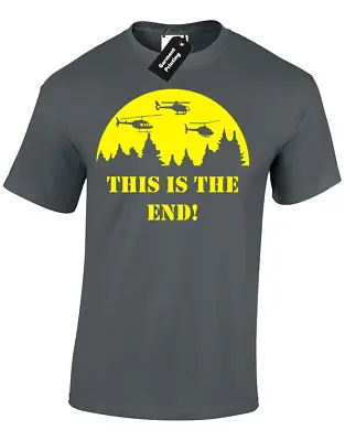 Buy This Is The End Mens T Shirt Film Apocalypse Now Vietnam War Helicopter Army • 8.99£