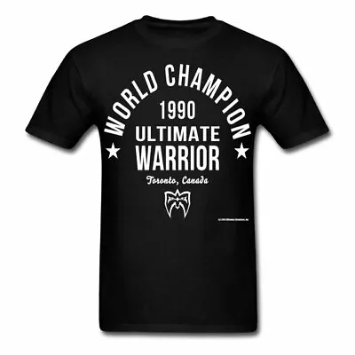 Buy Ultimate Warrior Official World Champion Shirt Rare Website Exclusive Wwe Wwf  • 9.99£