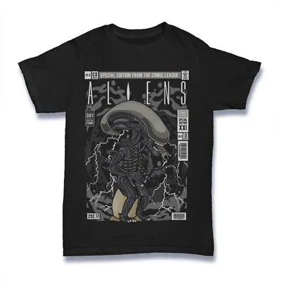 Buy Aliens Inspired Comic Style T-Shirt #horror #gift #comic #movie #film • 12.99£