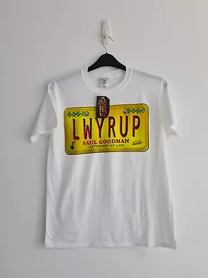 Buy Breaking Bad Better Call Saul License Plate Gildan White T-Shirt Graphic- Size M • 12.99£