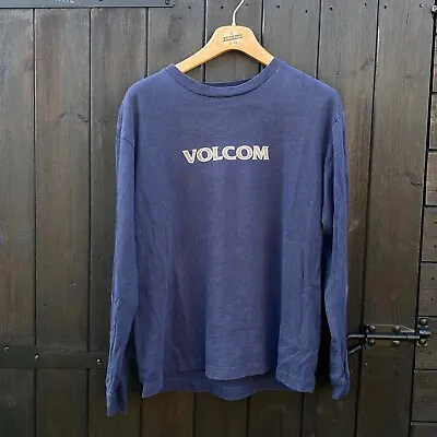 Buy Vtg Volcom Faded Spellout Hoodie S M Surf Skate Grunge OP Gotcha Vaporwave 90s • 50£