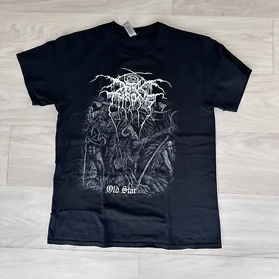 Buy DARKTHRONE T-shirt Genuine Rare 80s Style Black Metal Official Old Star M 2019 • 11.99£