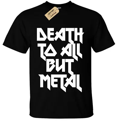Buy DEATH TO ALL BUT METAL Mens T Shirt S-5XL Rock Goth Alternative • 12.95£