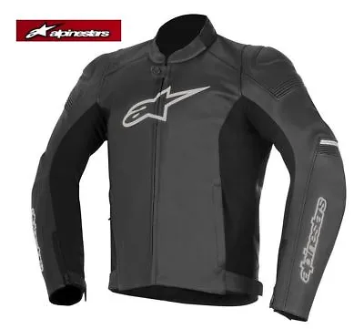 Buy Alpinestars SP - 1 Plain Black Leather Jacket Ideal For Sports Bike Was £390 • 235£