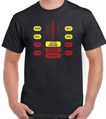 Buy Knight Rider T-Shirt KITT Control Panel Mens Funny David Hasselhoff The Hoff • 10.95£