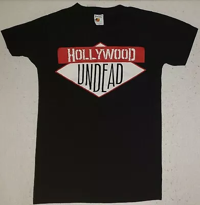 Buy HOLLYWOOD UNDEAD Size Small Black T-Shirt • 10.43£