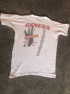 Buy Genesis Original 1987 European Tour T Shirt • 50£