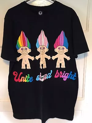 Buy Ladies Trolls TShirt By Dream Works By George In Black Size 12 • 5£