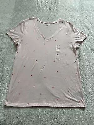 Buy Unwanted - Ladies Gap T-Shirt Pink With Watermelon Slices • 7£