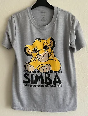Buy Disney’s The Lion King “SIMBA” T Shirt, 100% Cotton, Grey Mix, Aged 10-11 Years • 5.95£