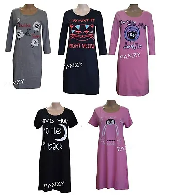 Buy   Ladies WOMEN Night Shirt Nightdress Women Nightie Nightshirt  100% COTTON  • 5.99£