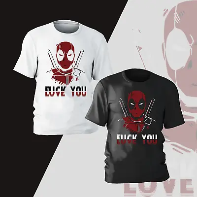 Buy Deadpool Love You TShirt Unisex Mens Adult Comedy Marvel Funny Gift Present Tee • 15.99£