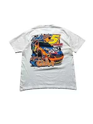 Buy Vintage Terry Labonte Nascar Frosties Kellogg’s Graphic T-Shirt, White, Large • 49.99£