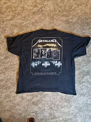 Buy Vintage Metallica Master Of Puppets T Shirt Size XL • 19£