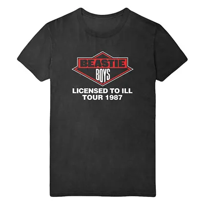 Buy Beastie Boys T-Shirt License To Ill Tour Band Rap Official New Black • 14.95£