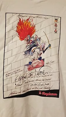 Buy Pink Floyd Outside The Wall Exhibition Original T-shirt Concert Tour Rare Scarfe • 25£