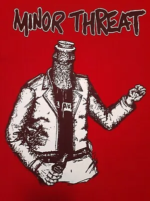 Buy Minor Threat T Shirt Vintage Original 80 S Size Small • 31.52£