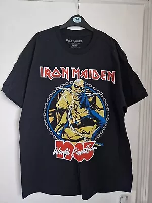Buy Official Iron Maiden Cotton Rock Metal Concert Tee Casual Men's Band T-shirt • 3.99£