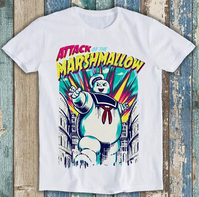 Buy Stay Puft Ghostbusters Attack Of The Marshmallow Funny Gift Tee T Shirt M1499 • 7.35£