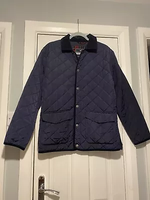 Buy Howicks Mens Jacket UK Small Navy Blue Quilted Coat Pembroke Country Casual • 12.99£