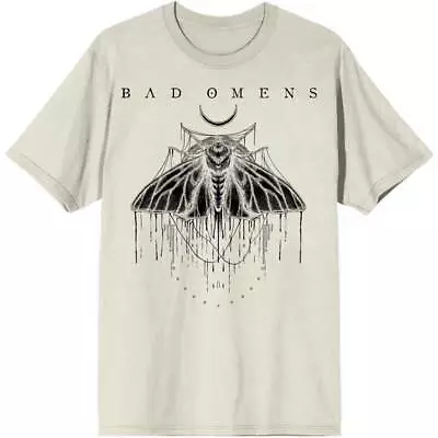 Buy Bad Omens Moth Natural T-Shirt NEW OFFICIAL • 16.59£