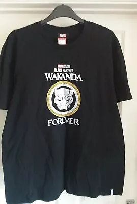 Buy Marvel Black Panther Wakanda Forever T-shirt XL  NWT • 12.99£