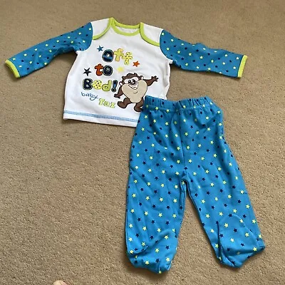 Buy Baby Boy Baby Looney Tunes Pyjamas 3-6 Months • 7£
