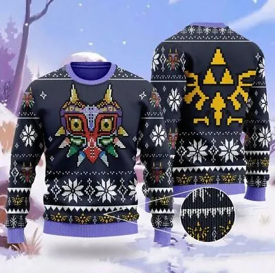 Buy Christmas Knitted Sweater For Fan /Legend Of Zelda-Sweater,Gift Idea For Fans. • 41.70£