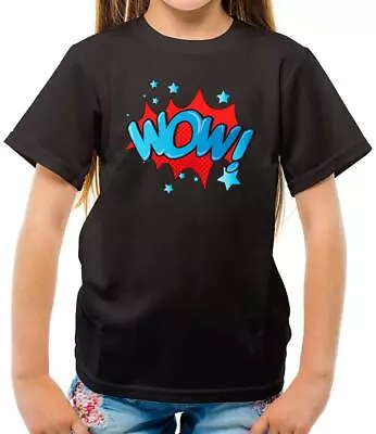 Buy Wow! Word Art - Kids T-Shirt - Comic - Superhero - Pop Art - Graphic Novel -Geek • 11.95£