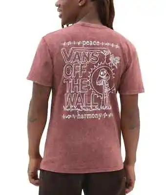 Buy Vans Mens Plant Harmony Acid Wash T-Shirt / Red / RRP £42 • 17£