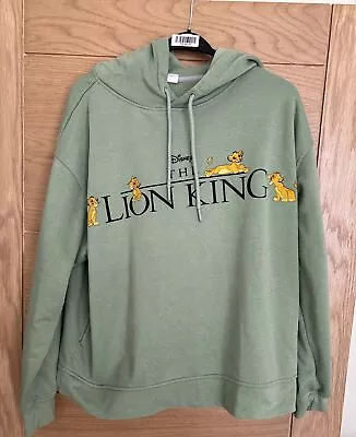 Buy Disney The Lion King Womens Green Xl 18-20 Hoodie Primark • 8.75£