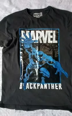 Buy Marvel Black Panther T-Shirt, Black. Size Large • 6£